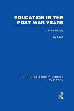 portada Education in the Post-War Years: A Social History (en Inglés)