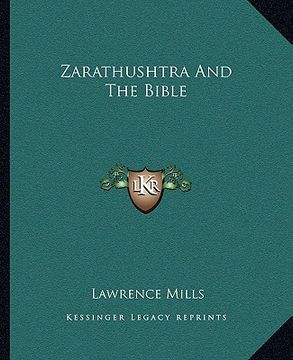 portada zarathushtra and the bible (en Inglés)