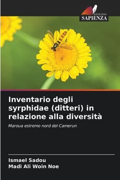 portada Inventario degli syrphidae (ditteri) in relazione alla diversità (in Italian)