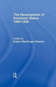 portada Development of Dominion Status 1900-1936 (en Inglés)