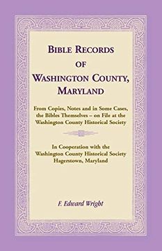 portada Bible Records of Washington County, Maryland (en Inglés)