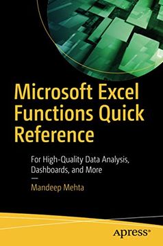 portada Microsoft Excel Functions Quick Reference: For High-Quality Data Analysis, Dashboards, and More (in English)