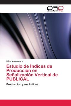 portada Estudio de Índices de Producción en Señalización Vertical de Publical (in Spanish)