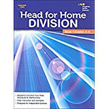 portada Head For Home Math Skills: Division, Book 1 (in English)