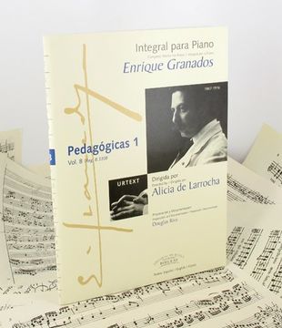portada Integral para piano Enrique Granados: Pedagógicas 1: 8 (in Spanish)