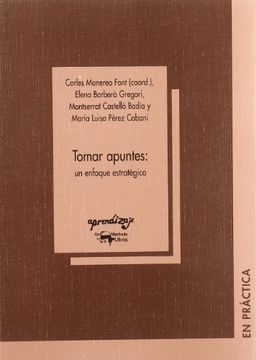 portada Tomar Apuntes: Un Enfoque Estrategico (in Spanish)