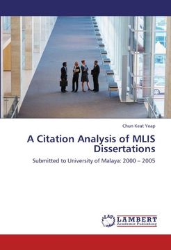 portada a citation analysis of mlis dissertations (in English)