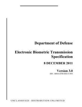 portada Electronic Biometric Transmission Specification (en Inglés)