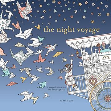 portada The Night Voyage: A Magical Adventure and Coloring Book (Time Adult Coloring Books) (en Inglés)