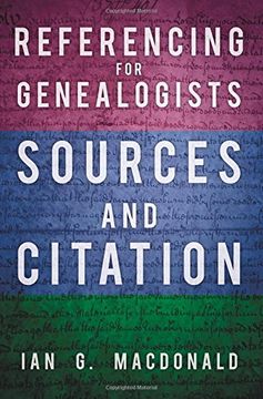 portada Referencing for Genealogists: Sources and Citation (en Inglés)
