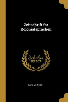 portada Zeitschrift for Kolonialsprachen (en Alemán)