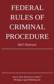 portada Federal Rules of Criminal Procedure; 2017 Edition