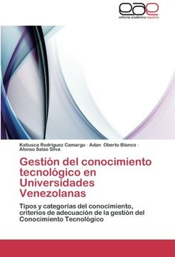 portada Gestion del Conocimiento Tecnologico En Universidades Venezolanas