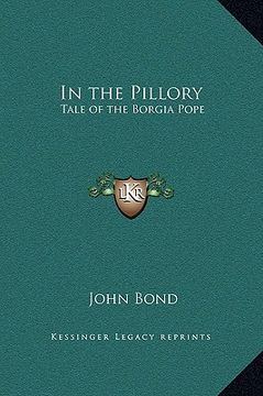 portada in the pillory: tale of the borgia pope (in English)