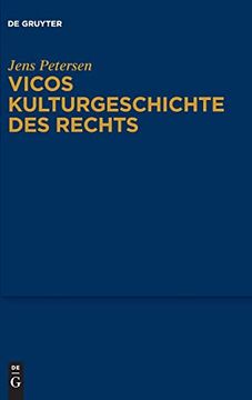 portada Vicos Kulturgeschichte des Rechts (in German)