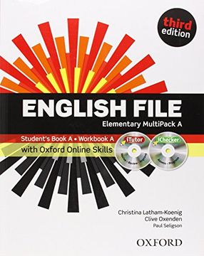 portada English File Third Edition: Elementary: Multipack a With Oxford Online Skills: The Best way to get Your Students Talking (in English)