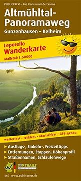 portada Wanderkarte Altmühltal-Panoramaweg, Gunzenhausen - Kelheim 1: 50 000 (en Alemán)