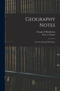 portada Geography Notes: For 3rd, 4th and 5th Classes (in English)