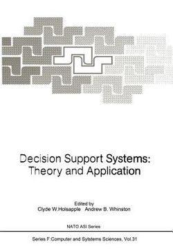 portada decision support systems: theory and application (en Inglés)