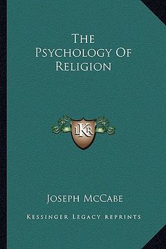 portada the psychology of religion (en Inglés)