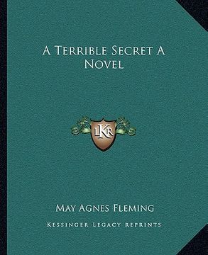 portada a terrible secret a novel (en Inglés)