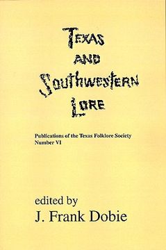portada texas & southwestern lore (en Inglés)