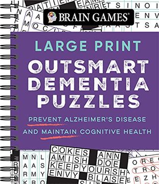 portada Brain Games - Large Print Outsmart Dementia Puzzles: Prevent Alzheimer'S Disease and Maintain Cognitive Health (in English)