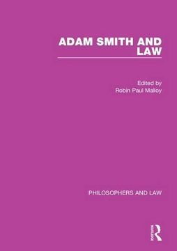 portada Adam Smith and Law (Philosophers and Law)