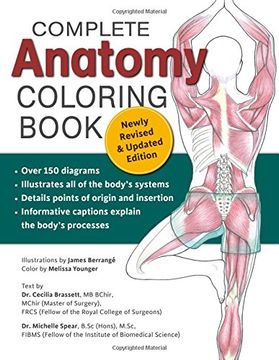 portada Complete Anatomy Coloring Book: Newly Revised and Updated Edition (in English)