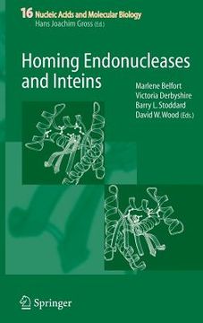 portada homing endonucleases and inteins (en Inglés)