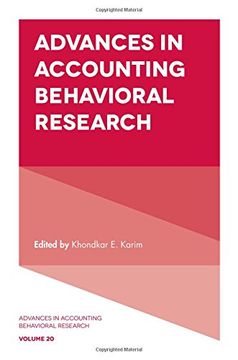 portada Advances in Accounting Behavioral Research