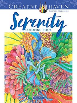 portada Creative Haven Serenity Coloring Book (en Inglés)