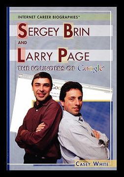 portada sergey brin and larry page: the founders of google (en Inglés)