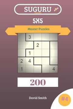 portada Suguru Puzzles - 200 Master Puzzles 5x5 Vol.4 (in English)