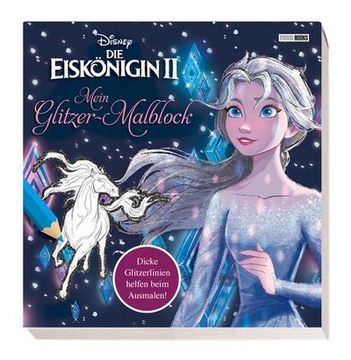 portada Disney die Eiskönigin 2: Mein Glitzer-Malblock (en Alemán)