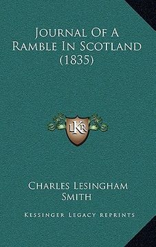 portada journal of a ramble in scotland (1835) (en Inglés)