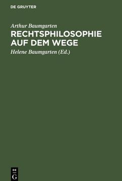 portada Rechtsphilosophie auf dem Wege (in German)