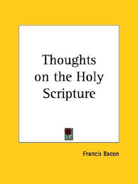 portada thoughts on the holy scripture (en Inglés)