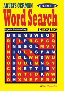 portada Adults German Word Search Puzzles, Vol. 2 (Volume 2) (German Edition)