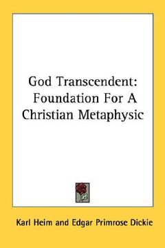 portada god transcendent: foundation for a christian metaphysic (in English)