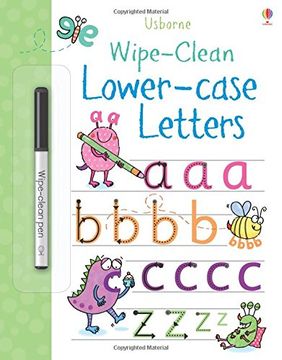 portada Wipe-Clean Lower-Case Letters (Wipe-Clean Books) (en Inglés)