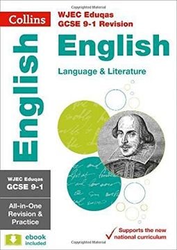 portada Wjec Eduqas Gcse 9-1 English Language and English Literature All-In-One Revision and Practice (Collins Gcse 9-1 Revision) (in English)