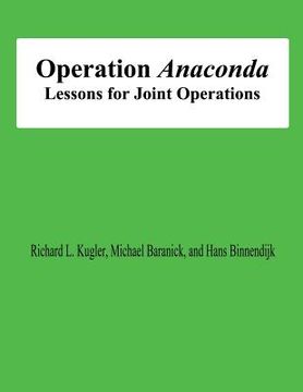 portada Operation Anaconda: Lessons for Joint Operations (en Inglés)