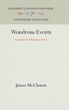 portada Wondrous Events: Foundations of Religious Belief (en Inglés)