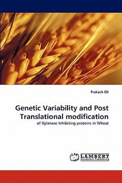 portada genetic variability and post translational modification (in English)