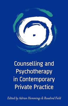 portada counselling and psychotherapy in contemporary private practice (en Inglés)