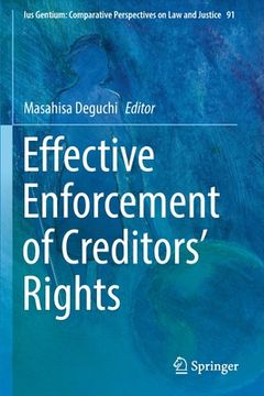 portada Effective Enforcement of Creditors' Rights (in English)