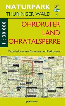 portada Wanderkarte 4 Ohrdrufer Land Ohratalsperre (in German)