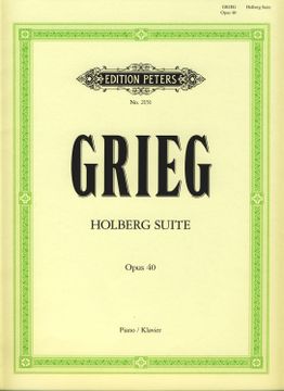portada Holberg Suite (Suite in the Old Style) Op. 40 for Piano: Sheet (en Inglés)