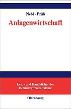 portada Anlagenwirtschaft (Lehr- Und Handbucher Der Betriebswirtschaftslehre)
